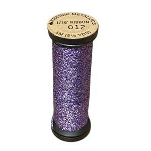 Kreinik 1/16" Metallic Ribbon - 5m - 012 Purple